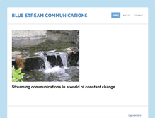 Tablet Screenshot of bluestreamcommunications.net